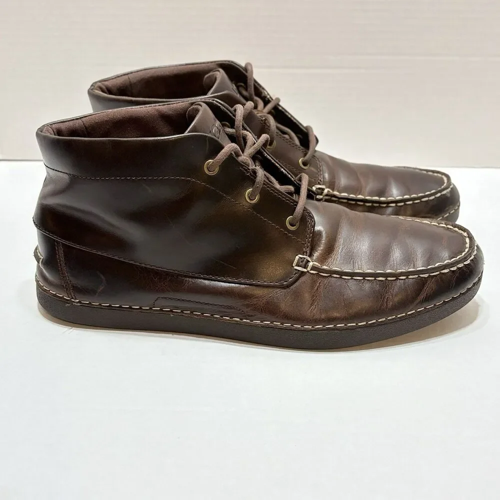 UGG Australia Men Kaldwell 1003884 Boots Stout Leather US 11 Vibram Sole Shoes